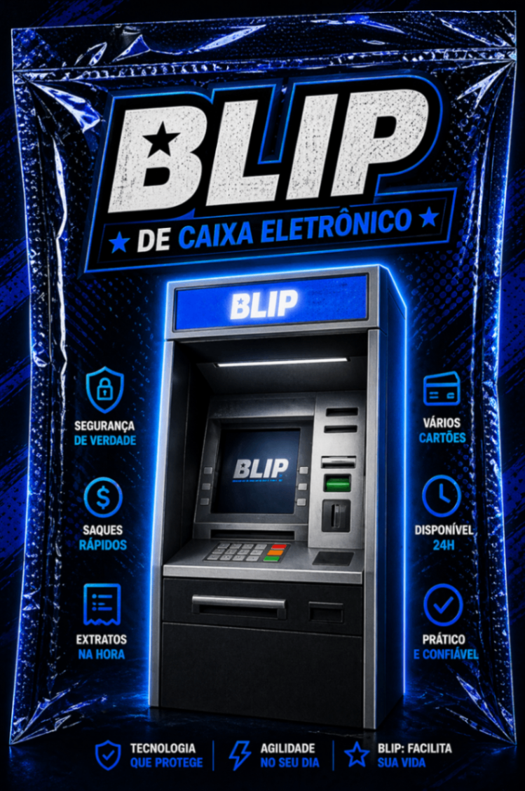BLIP DE CAIXA ELETRÔNICO